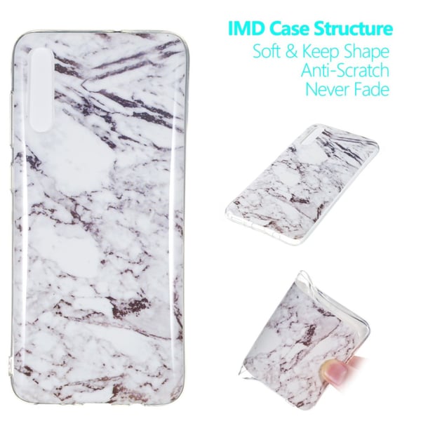 Mønster IMD TPU Blødt Bagcover til Samsung Galaxy A70 - Stil H