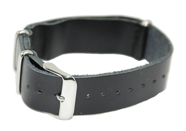NATO klock armband i ÄKTA läder - 5 Olika färger