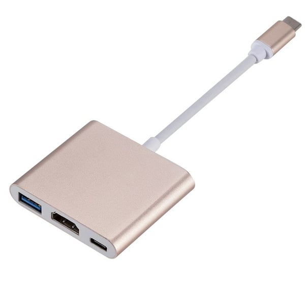 USB-C Adapter til Macbook - HDMI & USB 3.0