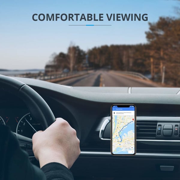Universal magnetisk mobil holder til ventilatorrist 360 roterende