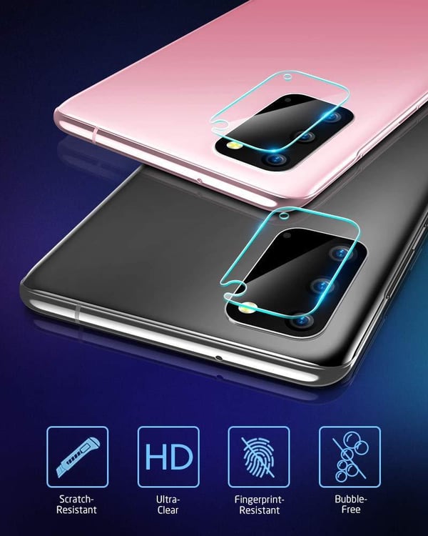 3-pack C4U® kameralinsedæksel i hærdet glas til Galaxy S20+