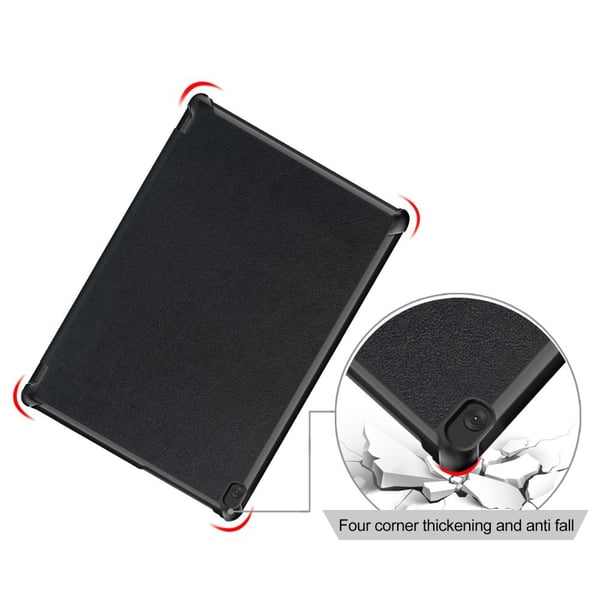 Tri - fold Veske til Lenovo Tab M10 TB - X505F/TB - X605F - Svart