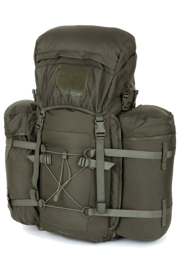 SNUGPAK BERGEN 100L olive, vandringsryggsäck, ryggsäck prepping krispaket