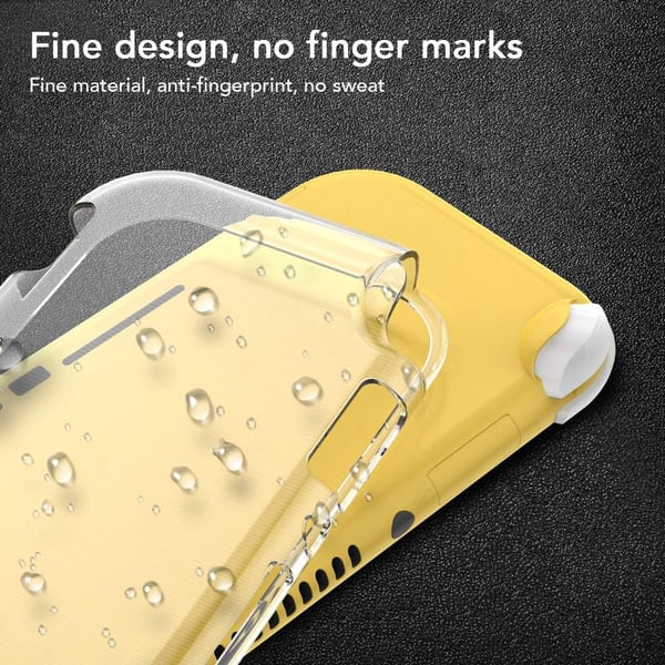 Kompatibel med Nintendo Switch Lite Transparent holdbart blødt TPU cover