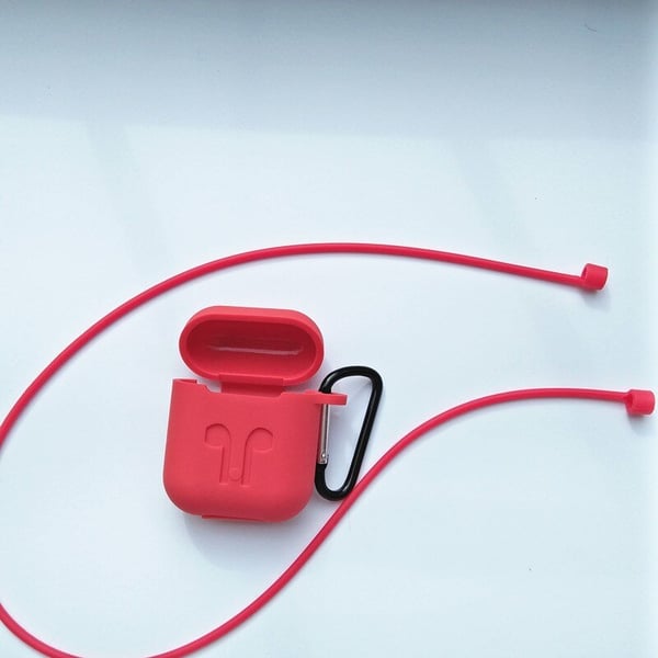 Airpods hörlurar silikonfodral