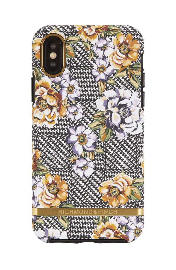 Richmond & Finch - deksel til iPhone XS Max - Floral Tweed