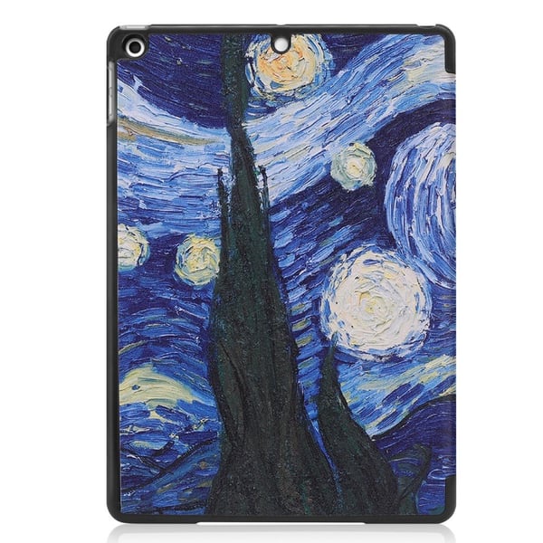 Apple iPad 10.2 2021/2020/2019 Trippeldeksel med smal passform - Abstrakt