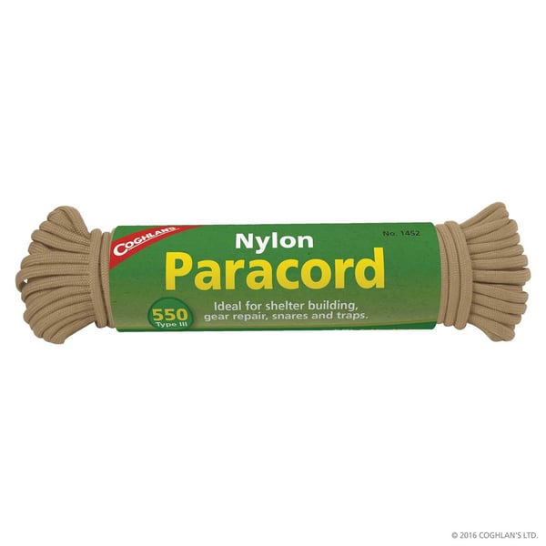paracord khaki, COGHLANS PARACORD 550 15 METER