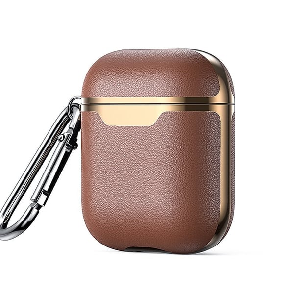 Beskyttelsesdeksel til AirPods - Brun / Gull