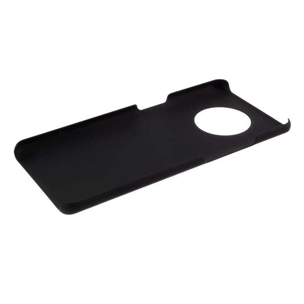 Kumitettu kova PC-puhelinkotelo OnePlus 7T:lle - Musta