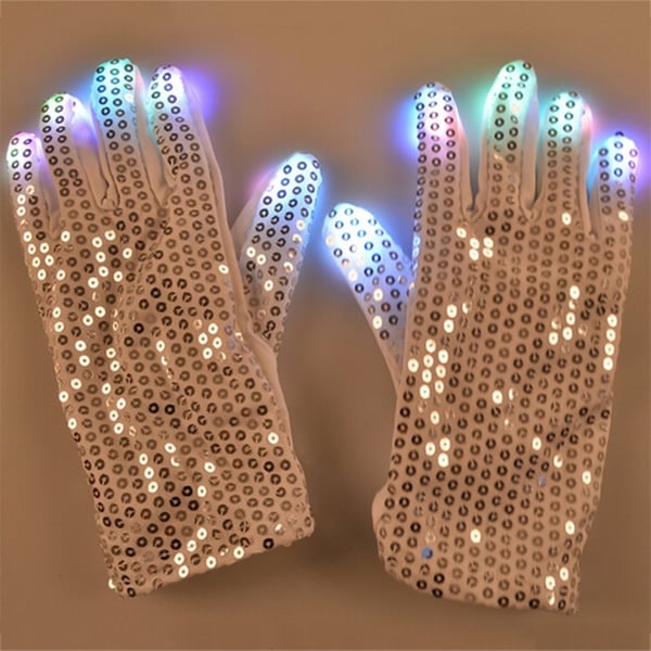 Votter / Hansker med LED-lys - 6 Forskjellige Lysmoduser