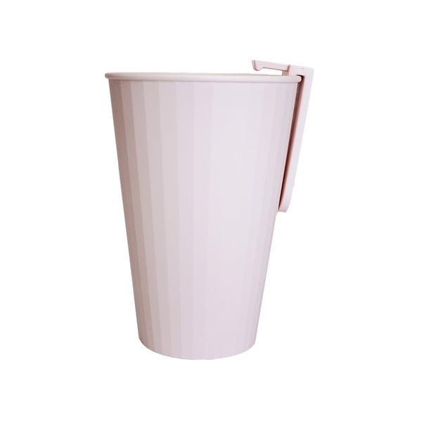 Tannbørsteholder med krus - Rosa
