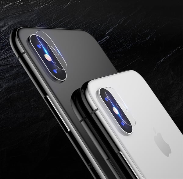 2-PACK iPhone XS Max Härdat Glas till Kameralinsen (Kameraskydd)