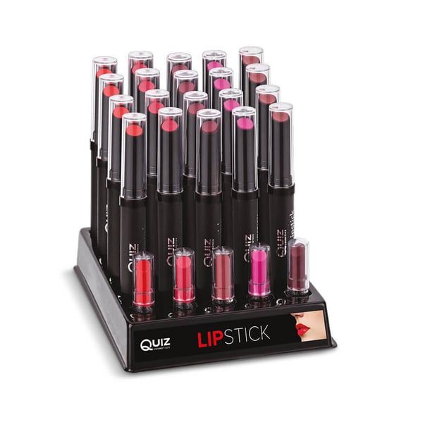 Velvet læbestift - læbestift - 6 farver - Quiz Cosmetic