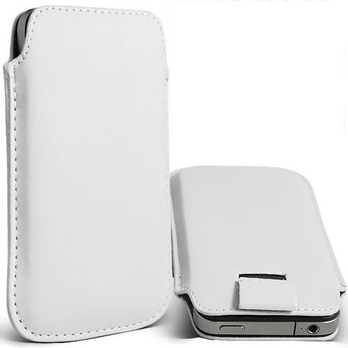 Pull tab / Läderficka - Passar iPhone 5/5S/5C/SE