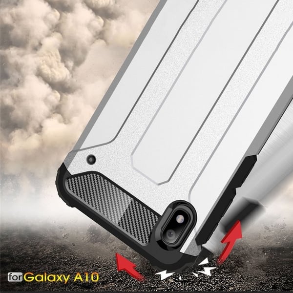 Samsung Galaxy A10 - Deksel/Mobildeksel - Tough - Sølv