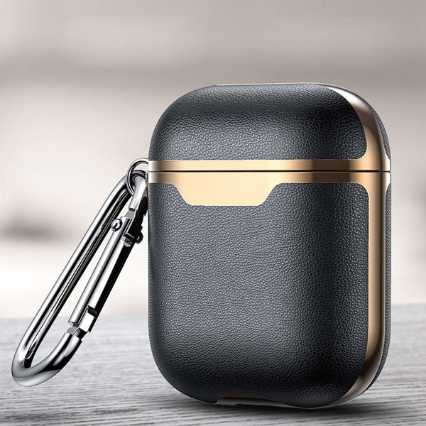 Beskyttelsesdeksel til AirPods - Svart / Gull