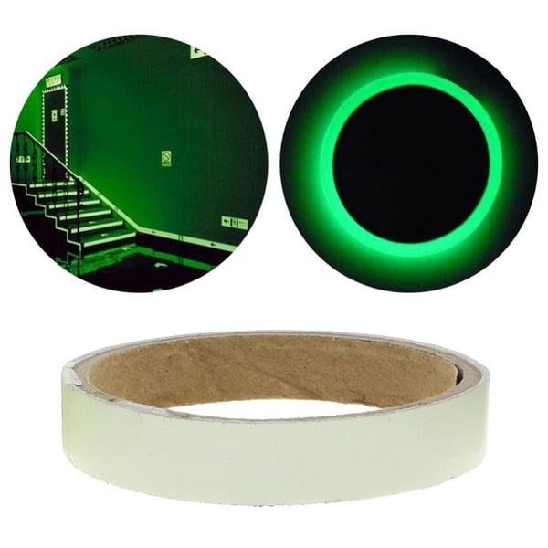 Selvlysende Tape / Glow in the Dark - 2 cm x 3 meter
