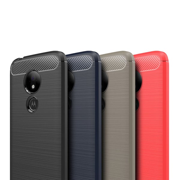 Stöttåligt Armor Carbon TPU-skal Moto G7 Play