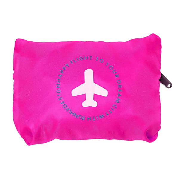 Sammenleggbar Duffelbag med Oppbevaringspose - Rosa
