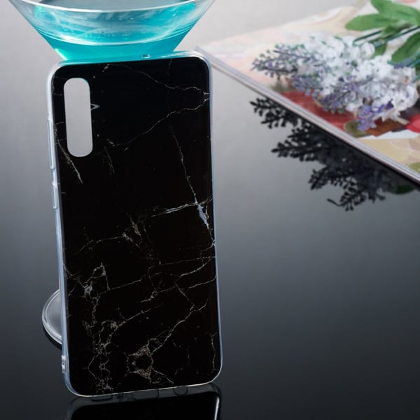 Mønster IMD TPU Blødt Bagcover til Samsung Galaxy A70 - Stil A