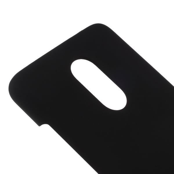 Kumitettu kova PC-puhelinkotelo OnePlus 7:lle - Musta
