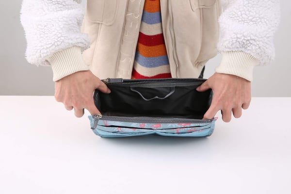 Bag in Bag Handväskinsats Väskinsats Flamingo Mörk Blå