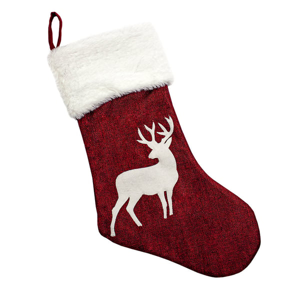 Julestrømpe med Reinsdyrmotiv