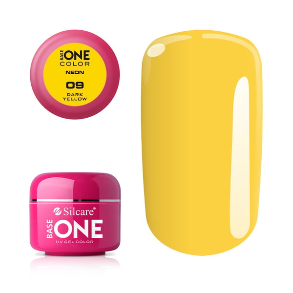Base one - Neon - Mørkegul 5g UV gel