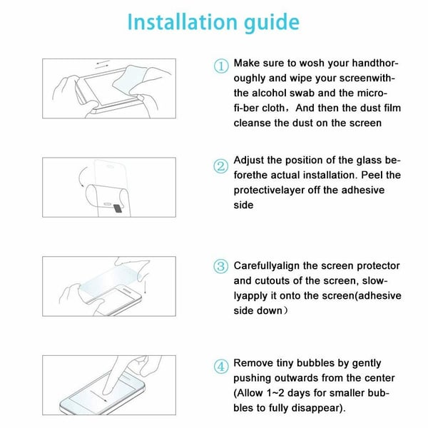 2 Pack Huawei Y6 2019 tempered glass