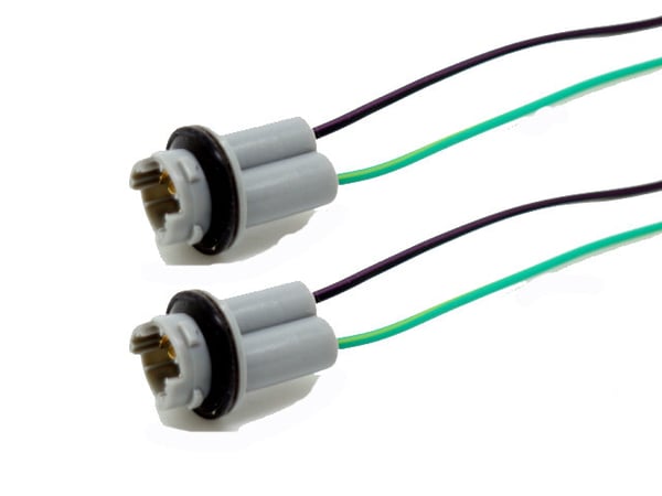 T15 T10 w5w kontakter / socklar / adaptor 2-pack hård modell T15 T10 w5w kontakter / socklar / adaptor 2-pack hård modell