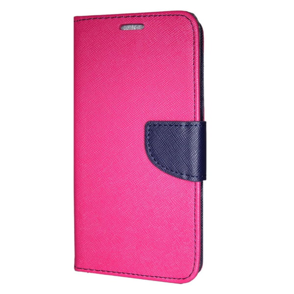 iPhone X / XS - Smart Fancy Flip Case - matkapuhelinlompakko - vaaleanpunainen