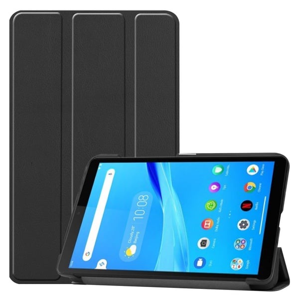 Mønster Trifoldet Stativbetræk Lenovo Tab M7 (1 Gen) - Sort