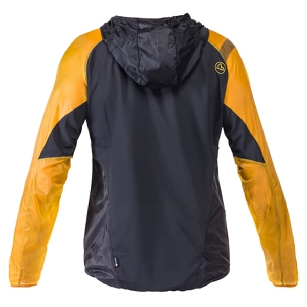 löparjacka ultramaraton,  LA SPORTIVA BLIZZARD WINDBREAKER JKT MENS BLACK/YELLOW