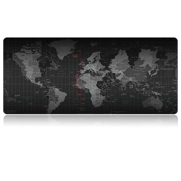 Musematte Stor - Gaming - 70x30cm – Verdenskartet