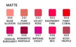 Joli Matte Lipstick - leppestift - 6 farger - Quiz Cosmetic