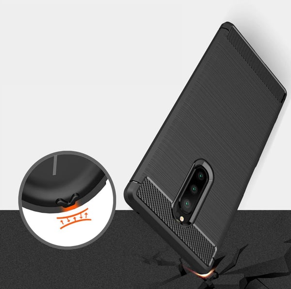 Stöttåligt Armor Carbon TPU-skal Sony Xperia 1