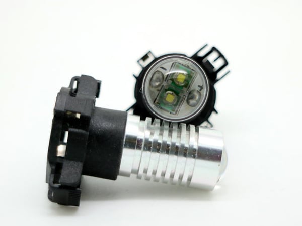 PY24W 6000k ledlampor m. 2st Cree 5w chip 2-pack