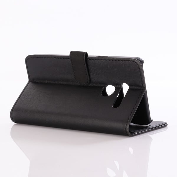 Crazy Horse Texture Retro Flip Taske til LG G8 ThinQ - Sort