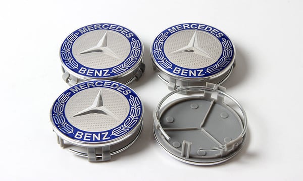 MB13 - 75MM 4-pack Centrumkåpor Mercedes Benz