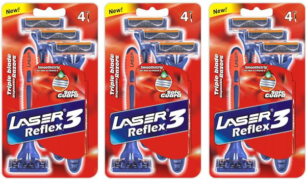 Rakhyvlar för män 12-pack Reflex3