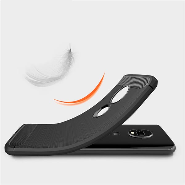 Stöttåligt Armor Carbon TPU-skal Moto G7 Plus