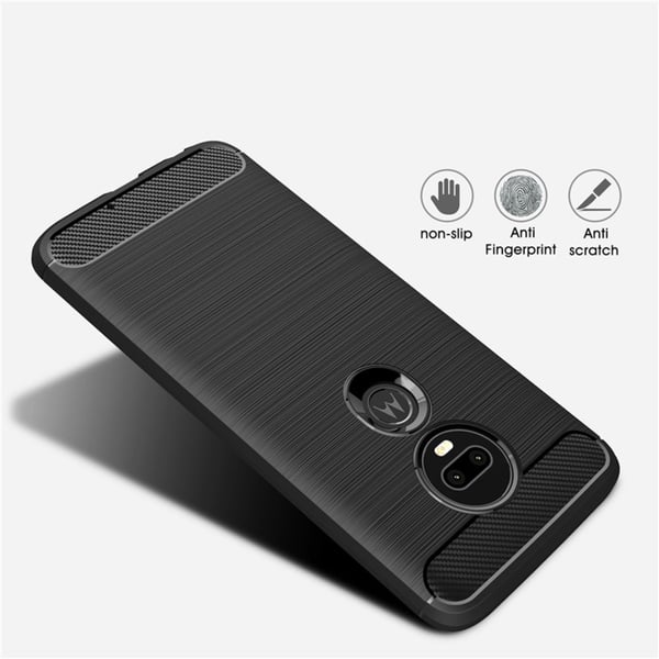 Stöttåligt Armor Carbon TPU-skal Moto G7 Plus