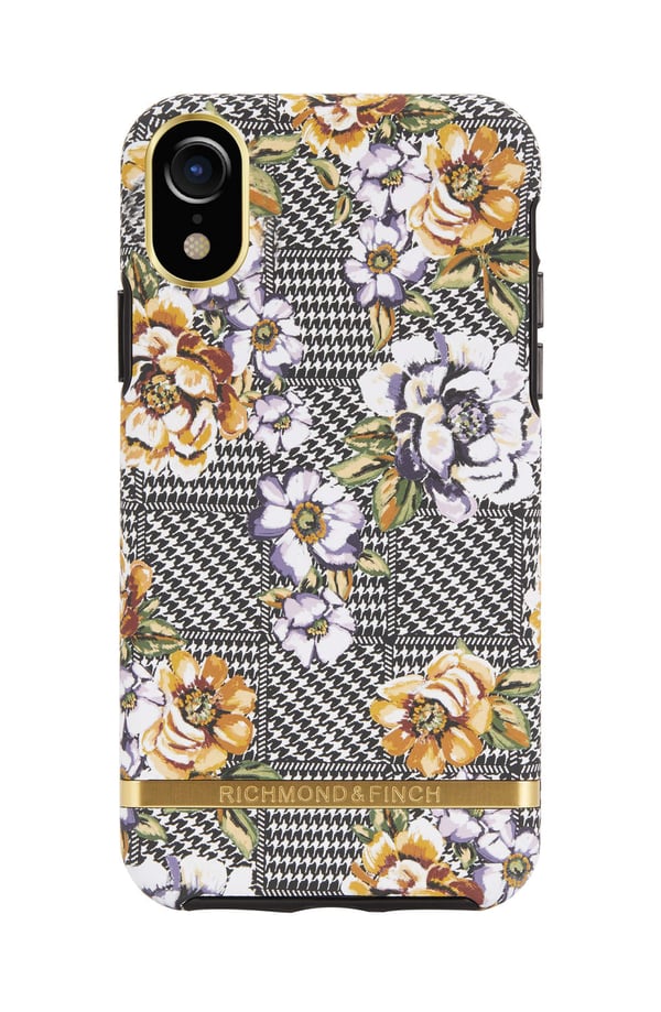 Richmond & Finch - deksel til iPhone XR - Floral Tweed