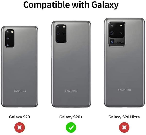 3-pack C4U® kameralinsedæksel i hærdet glas til Galaxy S20+