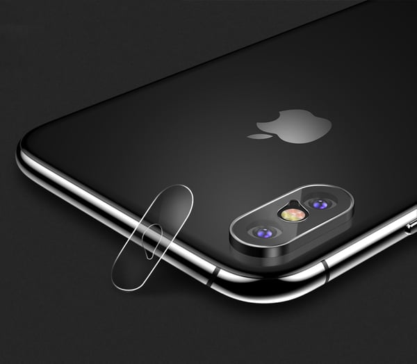 2-PACK iPhone XS Max Härdat Glas till Kameralinsen (Kameraskydd)
