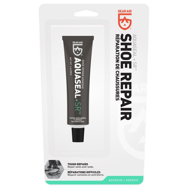 GEAR AID AQUASEAL+ SR ADHESIVE 28 g, rubberfix, gummilim till skor, liquisole
