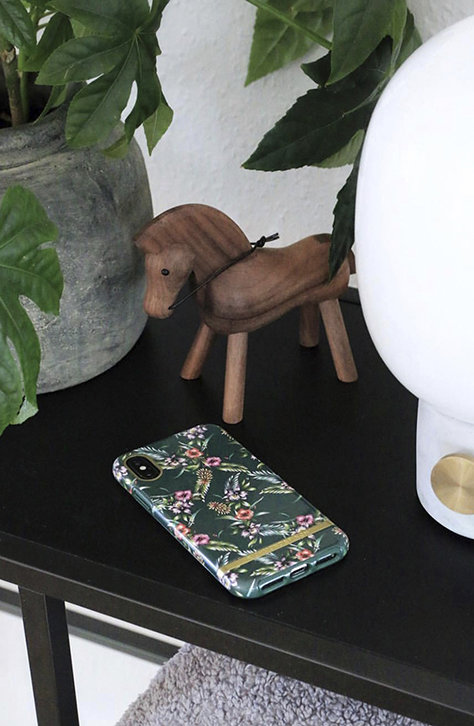 Richmond & Finch deksel til iPhone XS Max - Emerald Blossom
