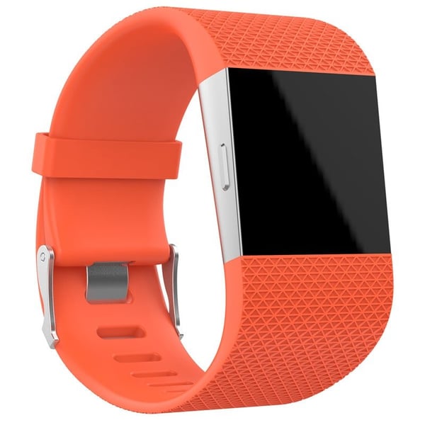 Armbånd kompatibelt med Fitbit Surge, Orange S