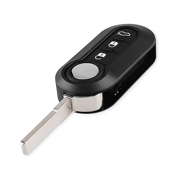 3 knap bilnøgleskal Fob til Fiat
